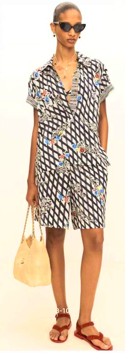 CHL Crepe Jacket Short  Set Woman