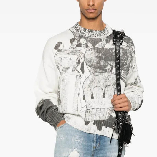 Enfan Rich Déprimés crew-neck sweater  Man