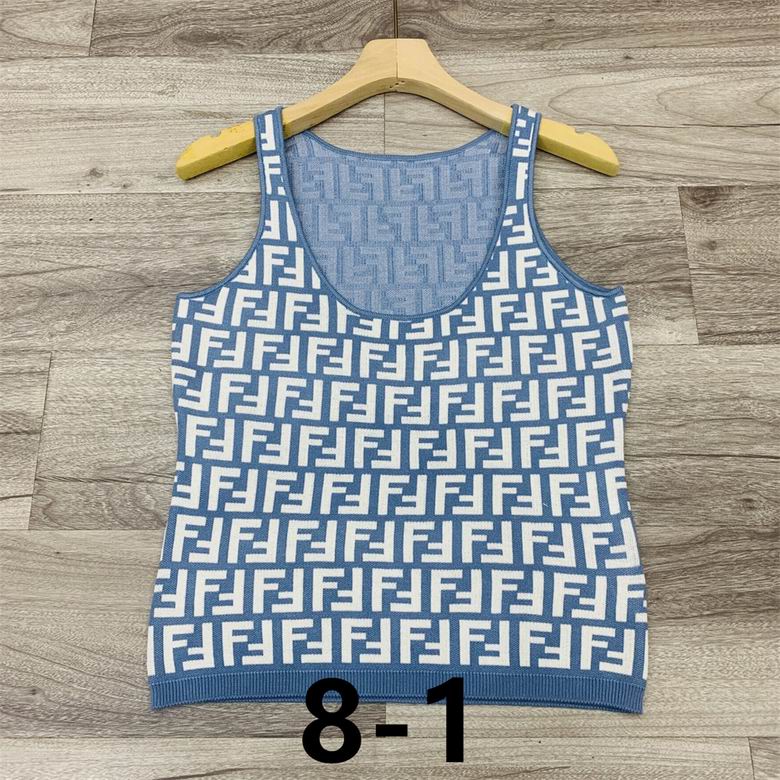 FEN Tank Knitted Top  T - shirt 4 Color's Woman