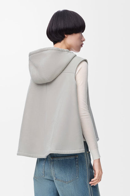 LO EVE  Leather Shearling Jacket Vest 2 Color's