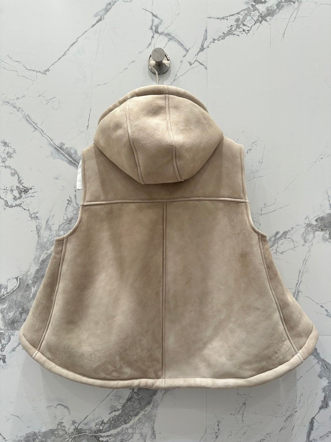 LO EVE  Leather Shearling Jacket Vest 2 Color's