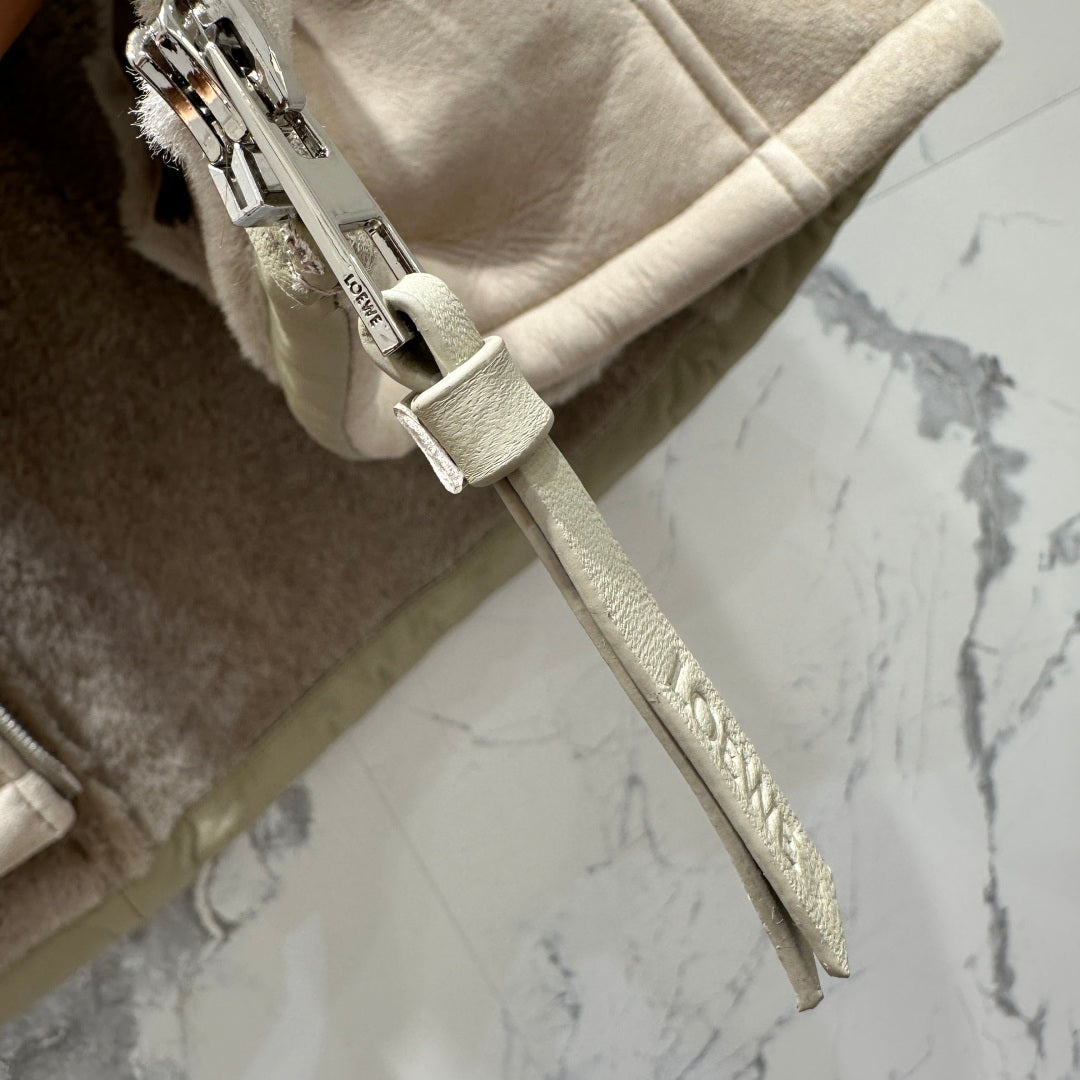 LO EVE  Leather Shearling Jacket Vest 2 Color's