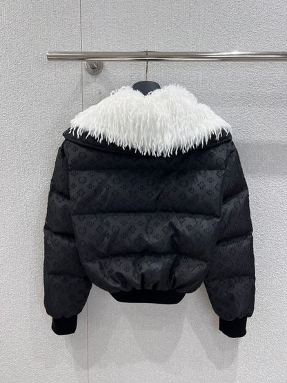 LU Woman Feather Collar Puffer Jacket Limited 25/26 IOFF