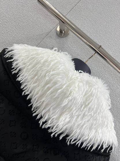 LU Woman Feather Collar Puffer Jacket Limited 25/26 IOFF