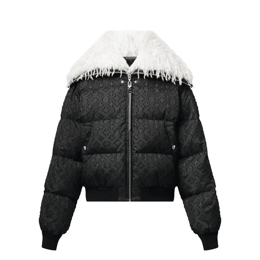 LU Woman Feather Collar Puffer Jacket Limited 25/26 IOFF