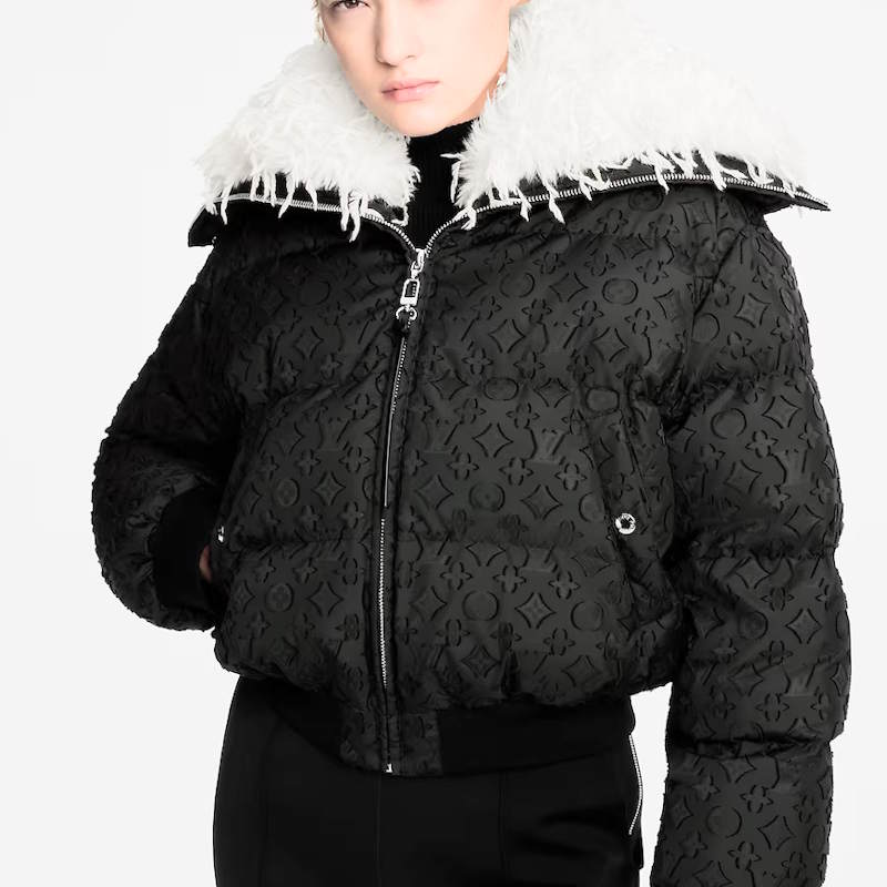 LU Woman Feather Collar Puffer Jacket Limited 25/26 IOFF