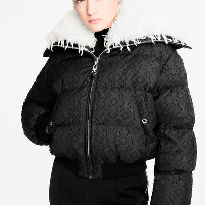 LU Woman Feather Collar Puffer Jacket Limited 25/26 IOFF