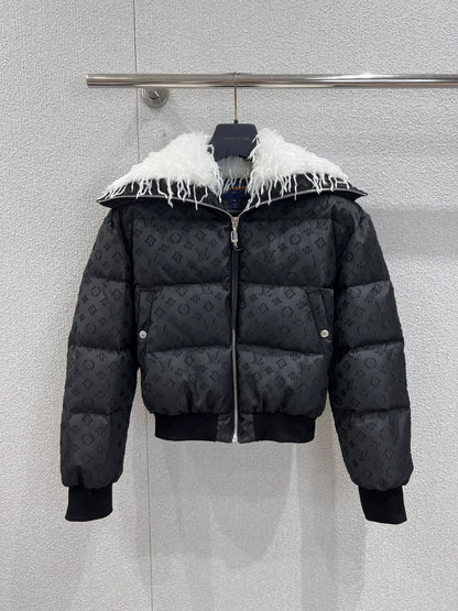 LU Woman Feather Collar Puffer Jacket Limited 25/26 IOFF