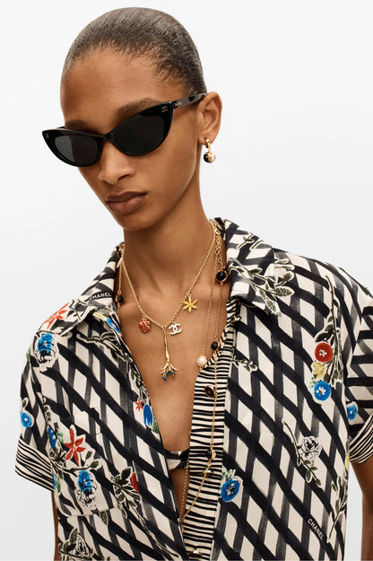 CHL Crepe Jacket Short  Set Woman