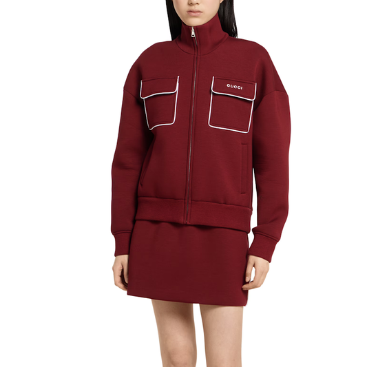 GU Jacket Woman Skirt set  GIF