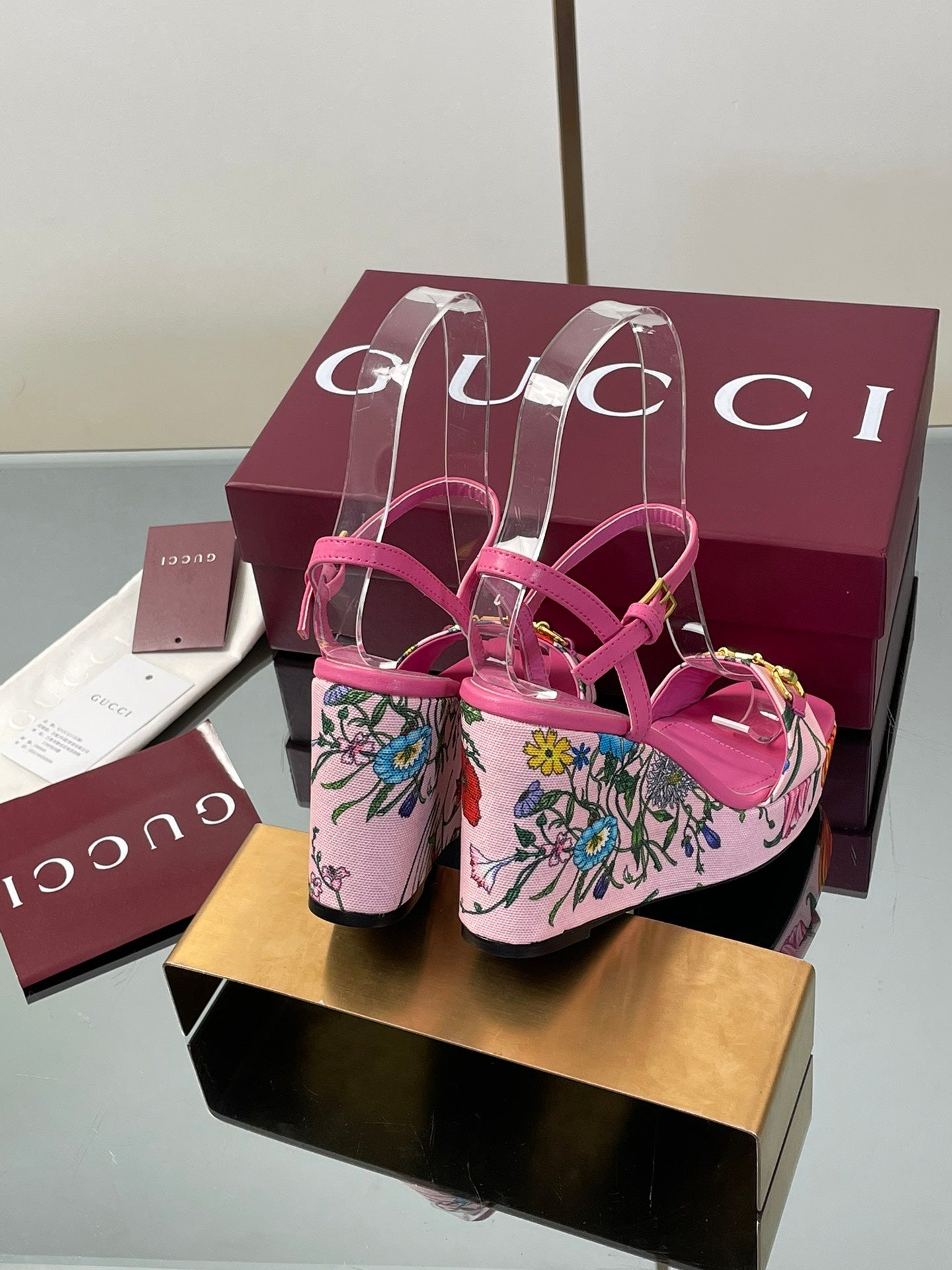 GU   Shoes Heels Platform  3 Color's