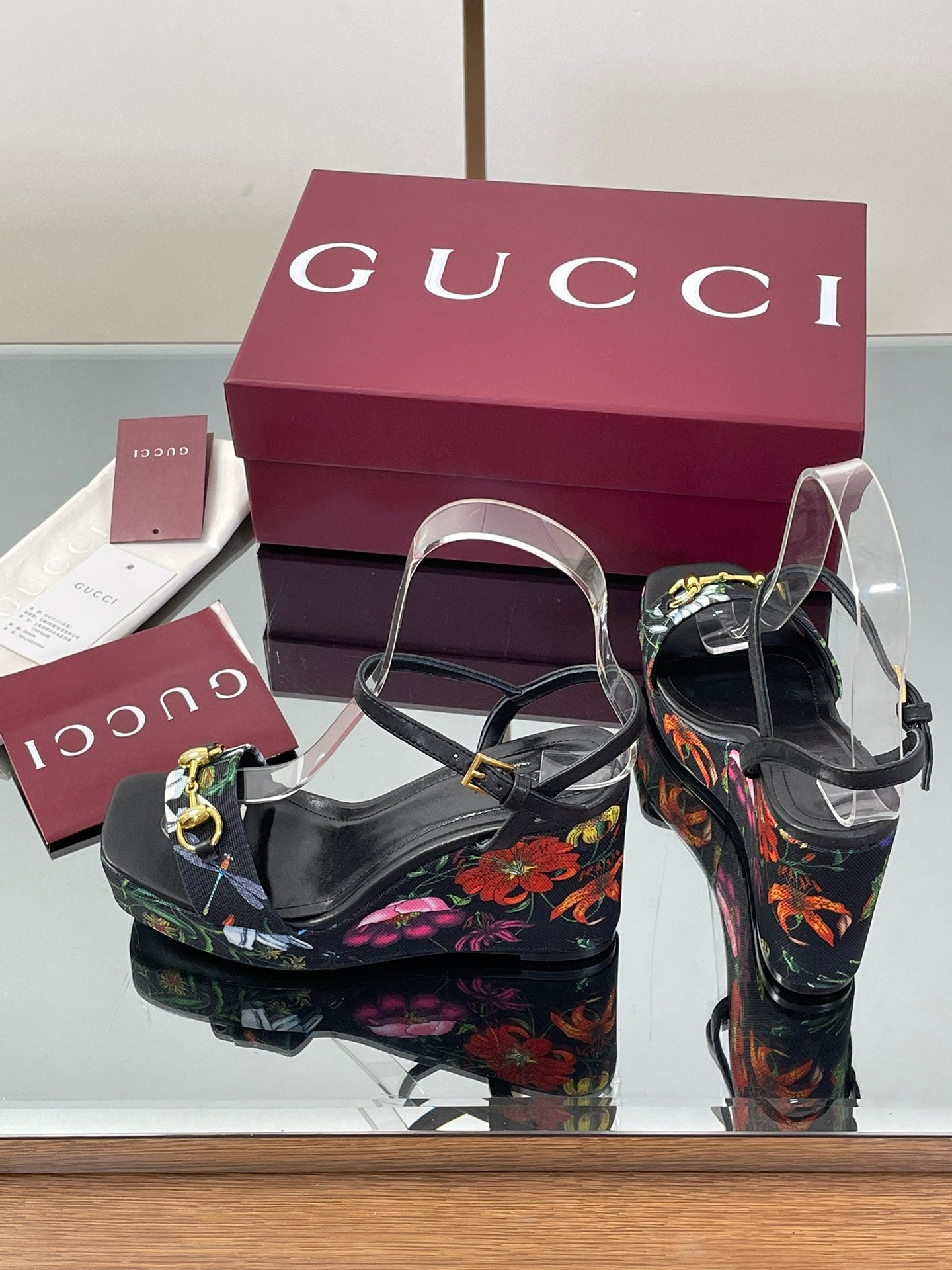 GU   Shoes Heels Platform  3 Color's