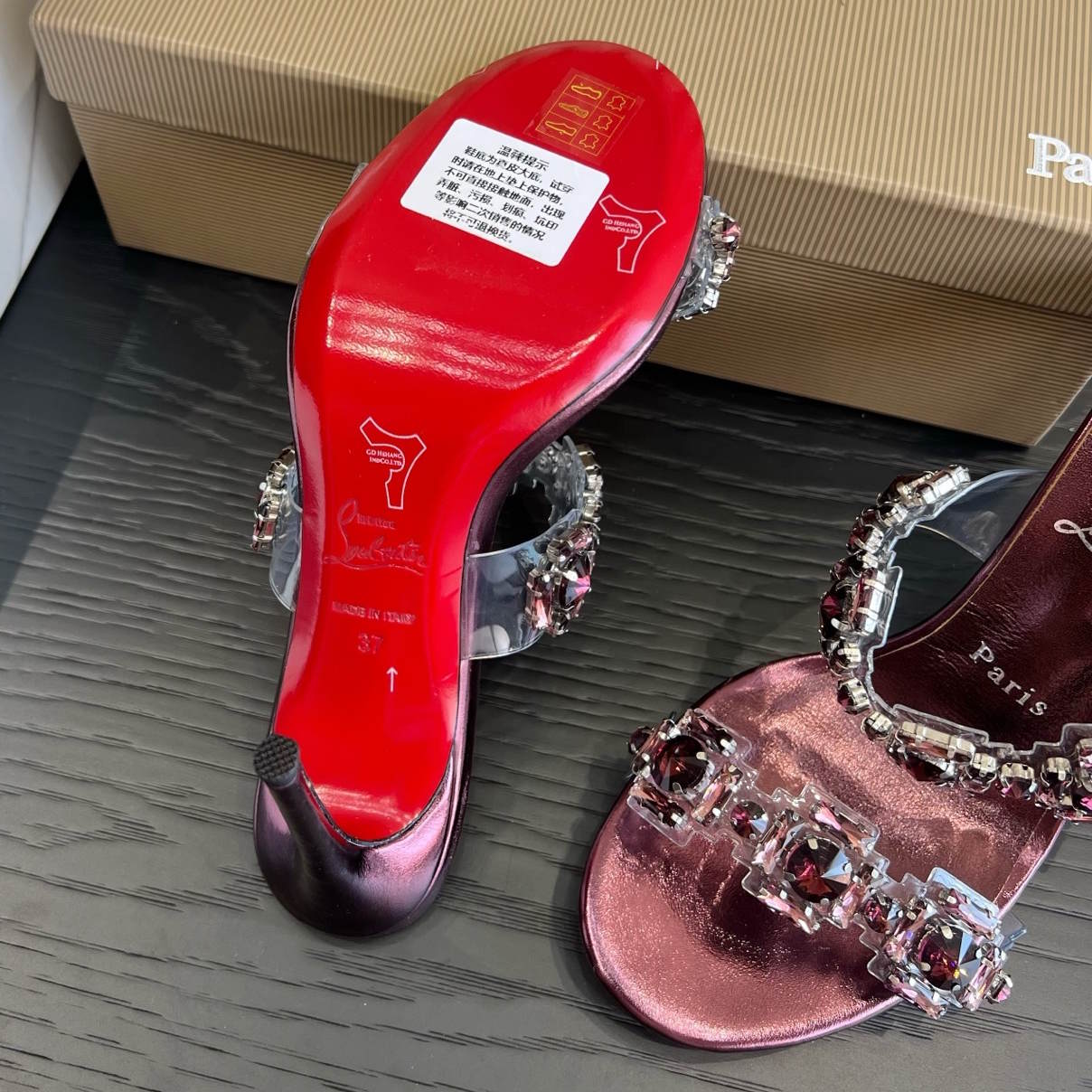 LABUTIN  Party Stone  Shoes Heels  Woman 42