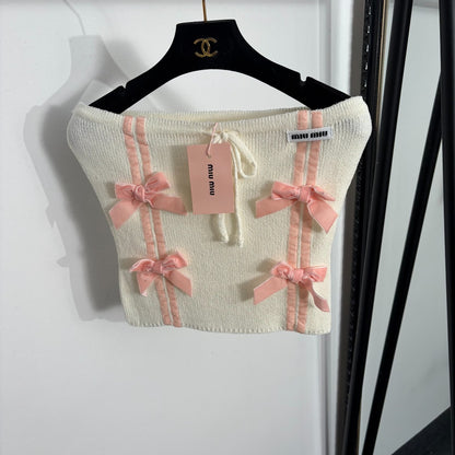 MI MI  Woman T- Shirt strapless sweater