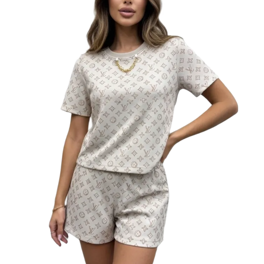 LU Woman Sweater  Skirt set 2 Color's GQ