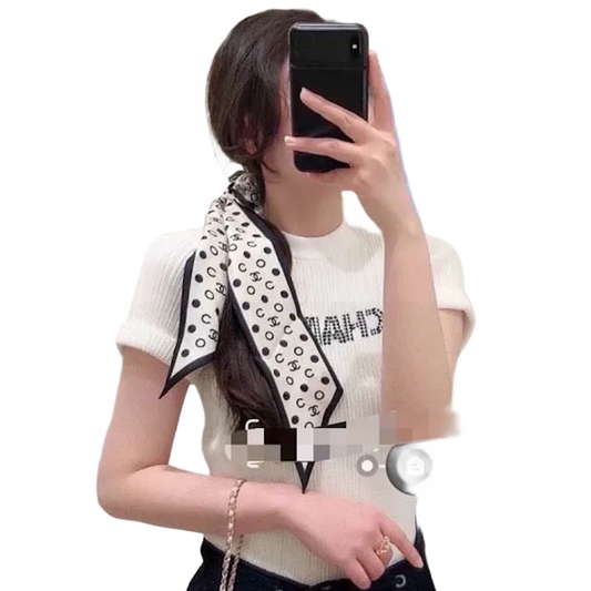 CHL Silk Wrap ribbon Scarf tie