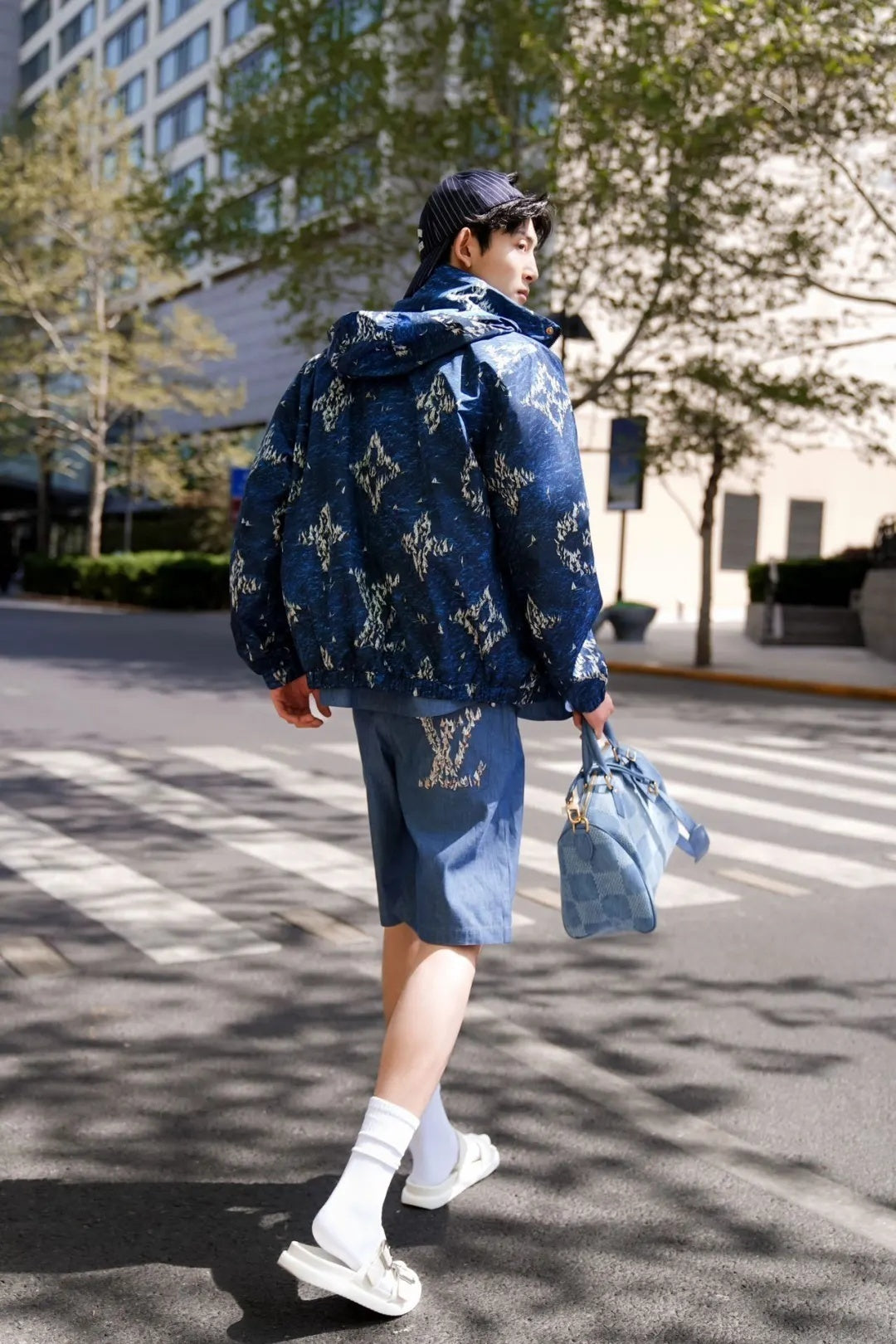 LU Jacket Printed Monogram Windbreaker Hoodie