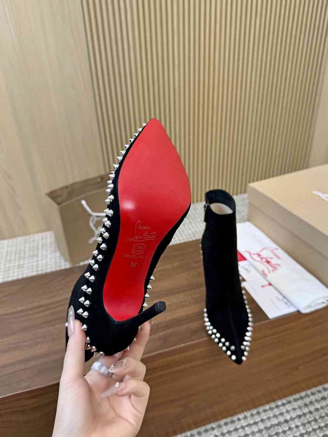 LABUTIN Boots Woman High heels