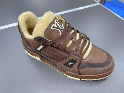 LU shearling Sneakers runner