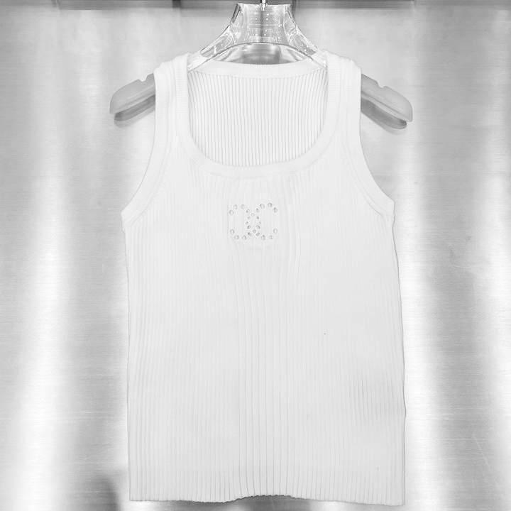 CHL Tank Knitted Top  T - shirt 2 Color's Woman