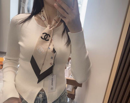 CHL Silk Wrap ribbon Scarf tie