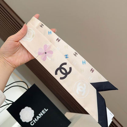 CHL Silk Wrap ribbon Scarf tie