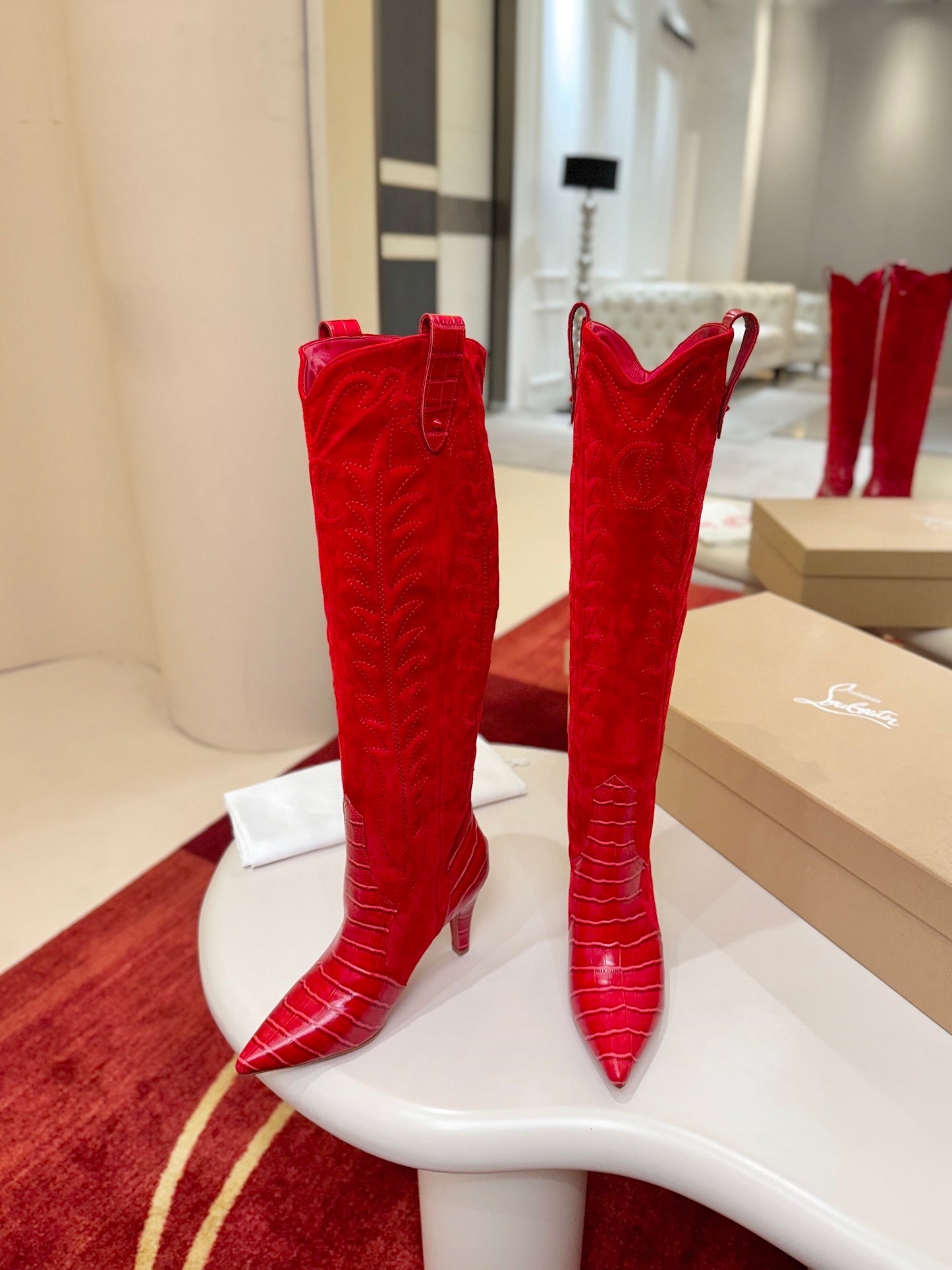 LABUTIN  Woman 2 Color's Boots 42