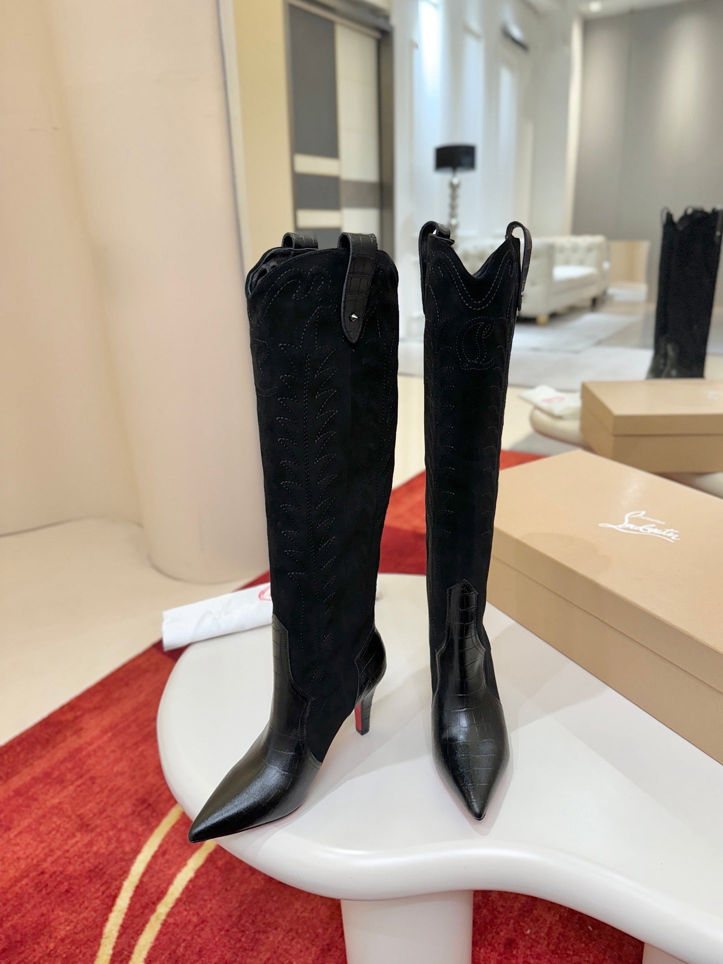 LABUTIN  Woman 2 Color's Boots 42