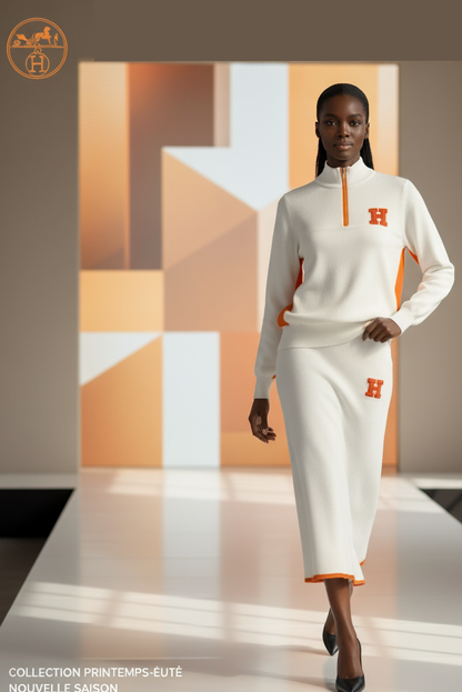 HRM  Sport Long skirt Suits  Woman limited GQ