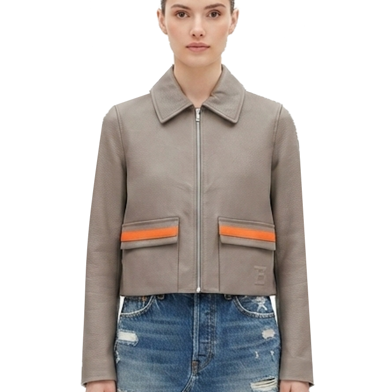HRM leather  Woman  jacket 3 Color's