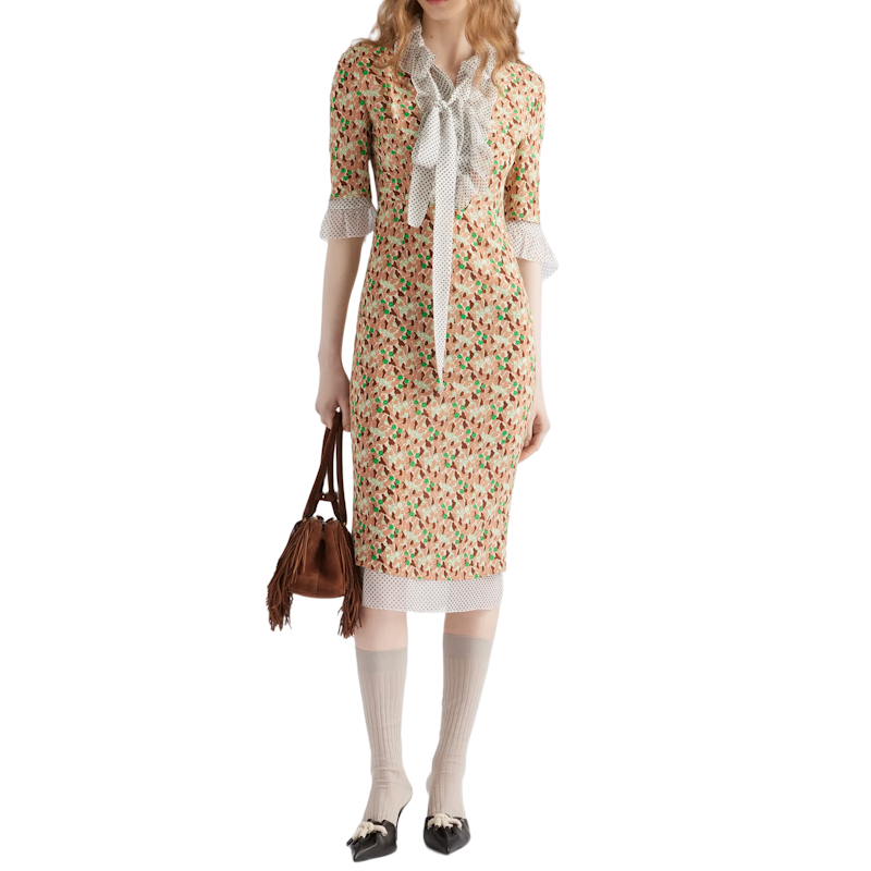 PRD   Printed georgette Midi Dress Limited