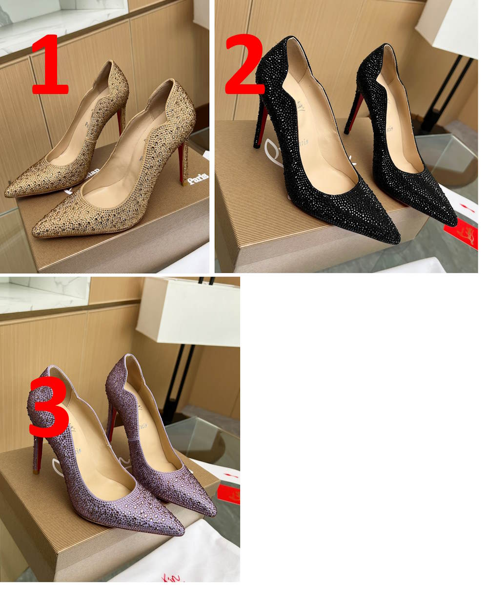 LABUTIN  Heels Shoes  3 Color s 42