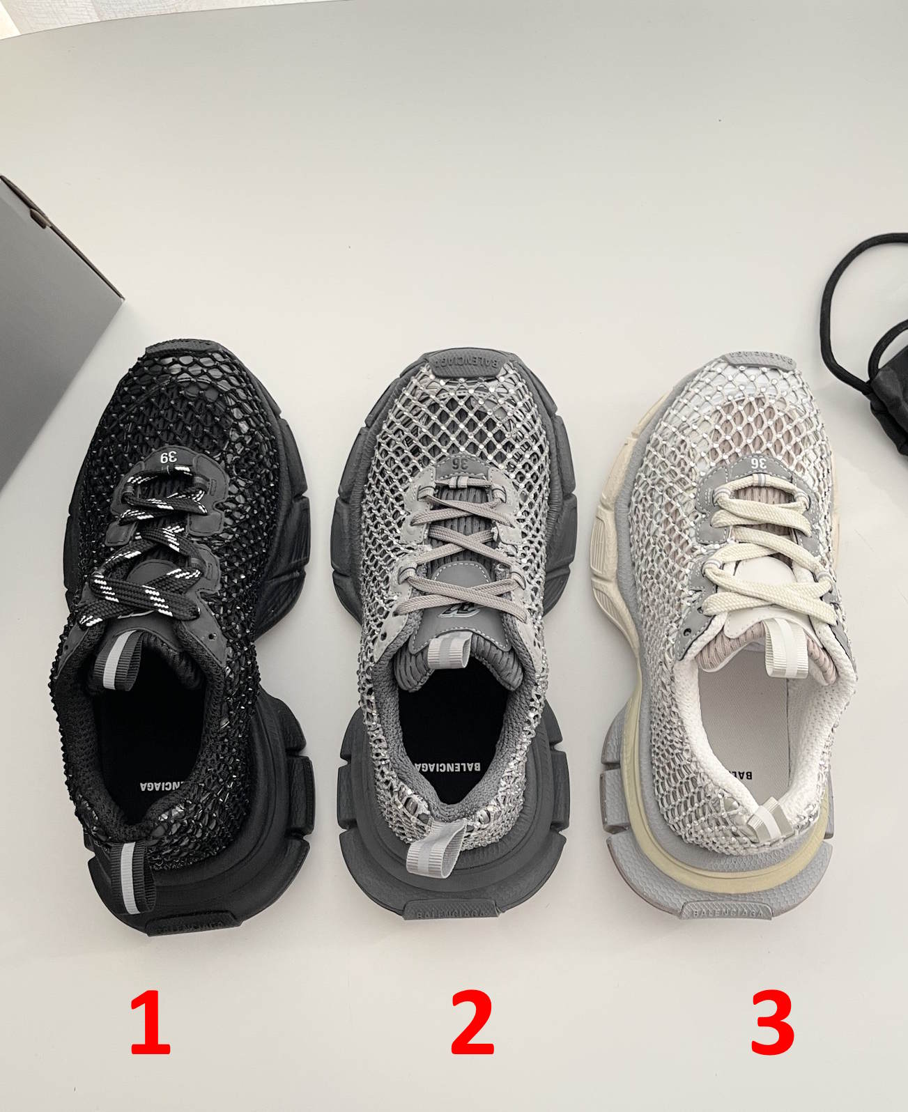 SNBAL Sneakers Trainers 3 Color's 46