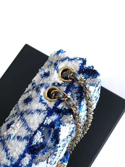 CHL Sequin  bag  2 Color's  20 cm