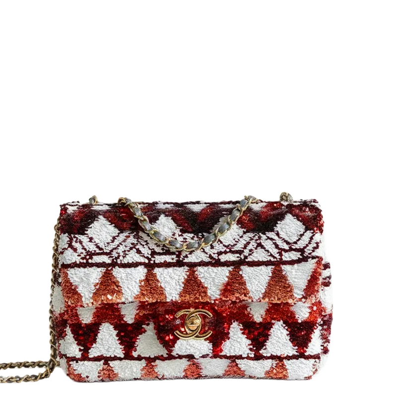 CHL Sequin  bag  2 Color's  20 cm