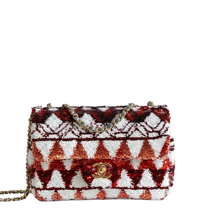 CHL Sequin  bag  2 Color's  20 cm