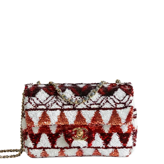 CHL Sequin  bag  2 Color's  20 cm