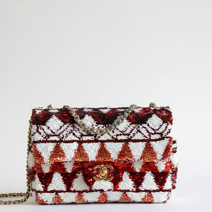 CHL Sequin  bag  2 Color's  20 cm