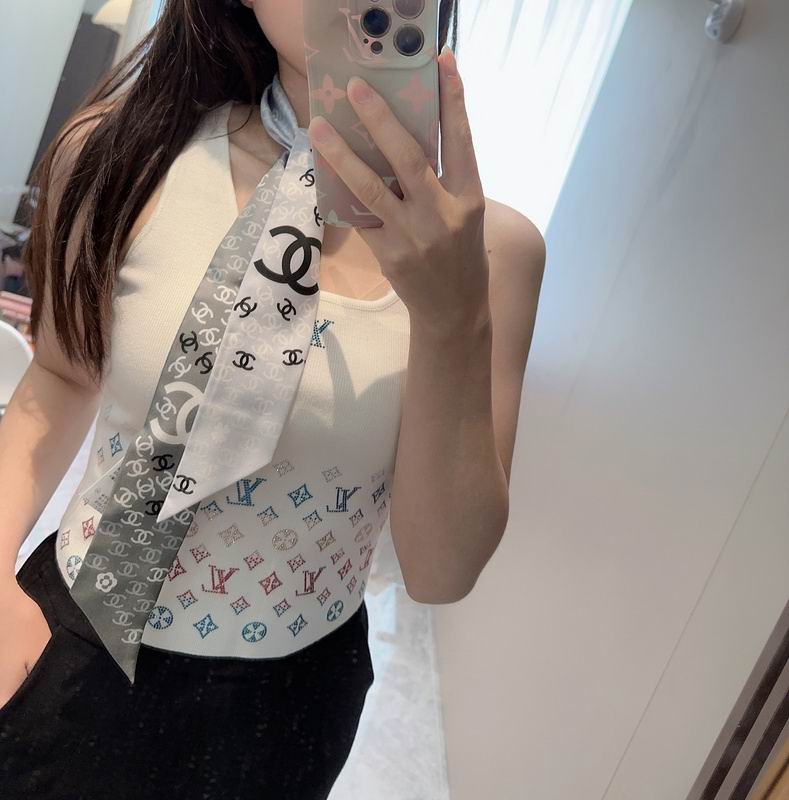 CHL Silk Wrap ribbon Scarf tie