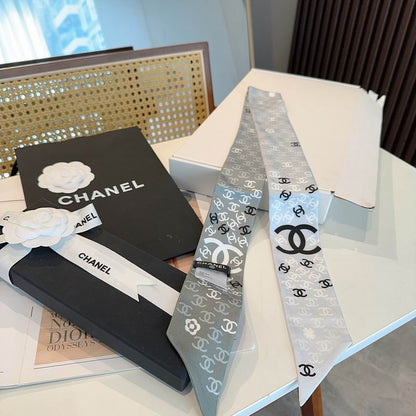 CHL Silk Wrap ribbon Scarf tie