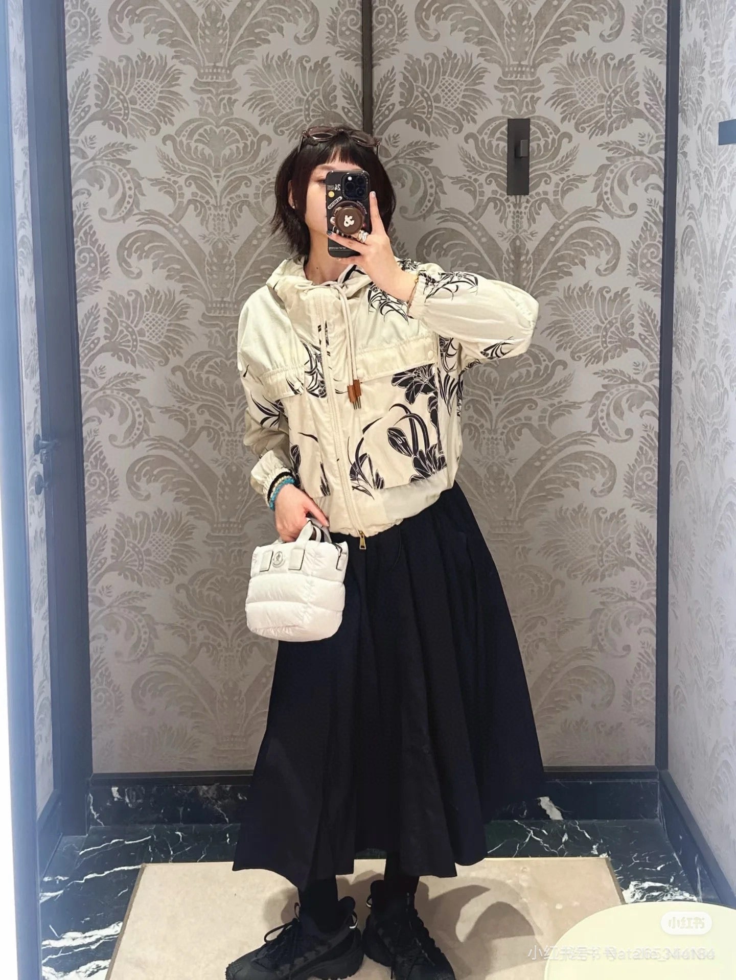 MONCRL Raincoat Hoodie Jacket Woman