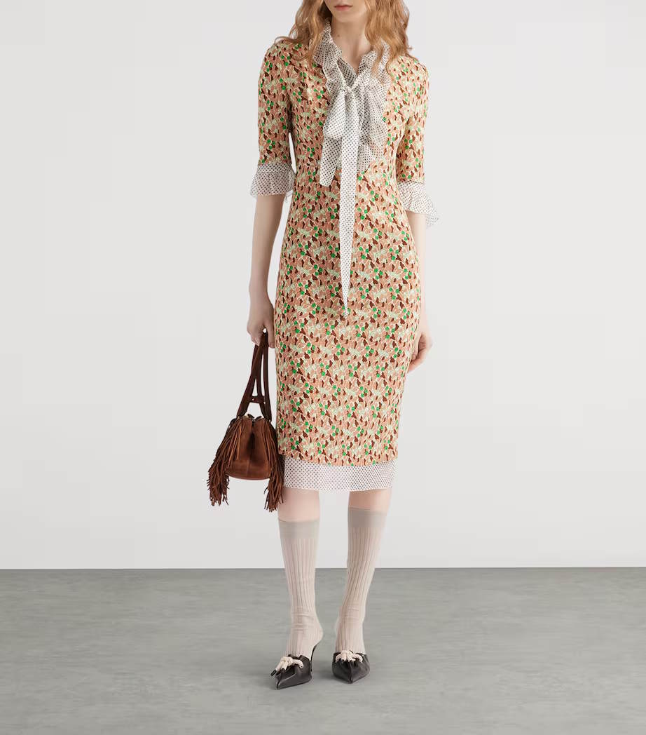 PRD   Printed georgette Midi Dress Limited