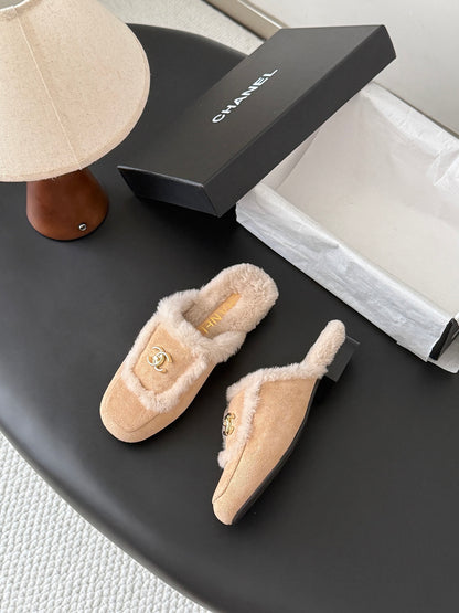 CHL  Mule Shearling sandal 3 Color's