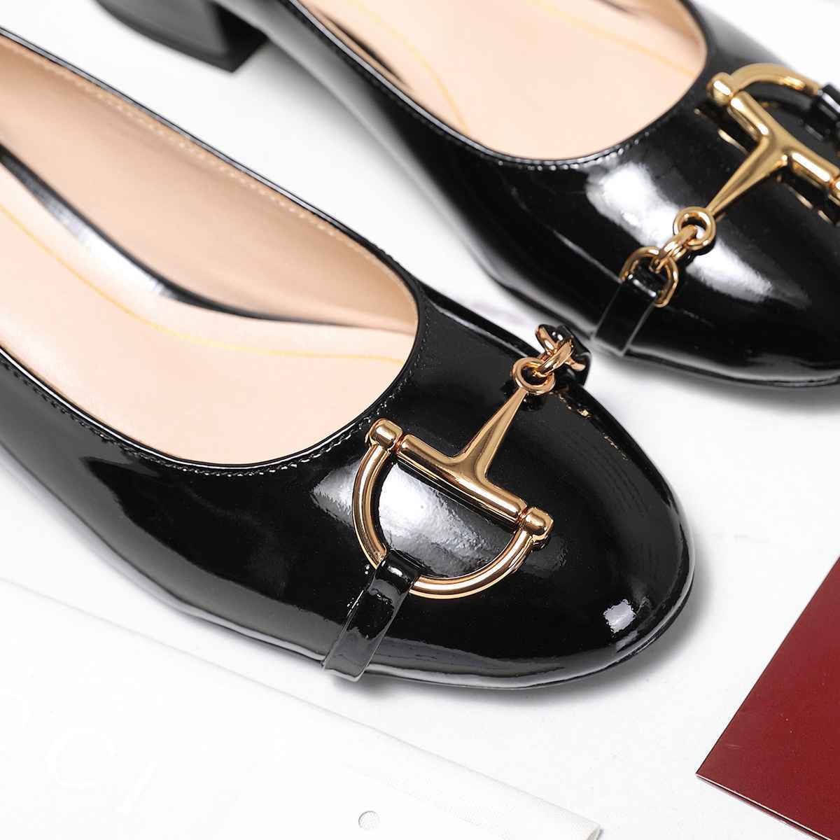 GU Woman Shoes 3 Color's Heels 42