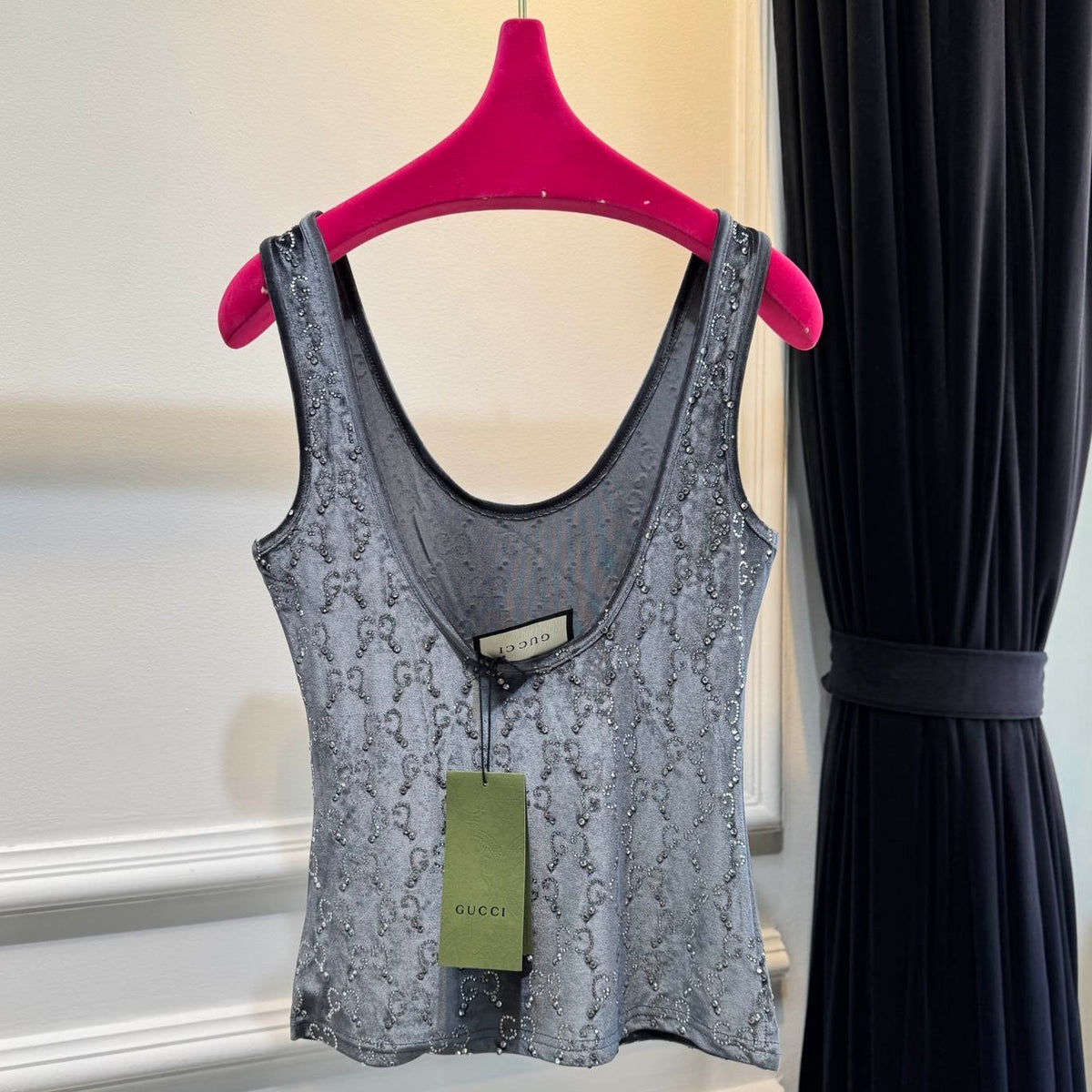 GU velvet woman stretchy  Top -Shirt 3 Color's Crystal