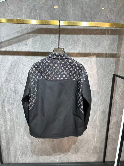 LU Man Jacket Windbreak Hoodie Monogram