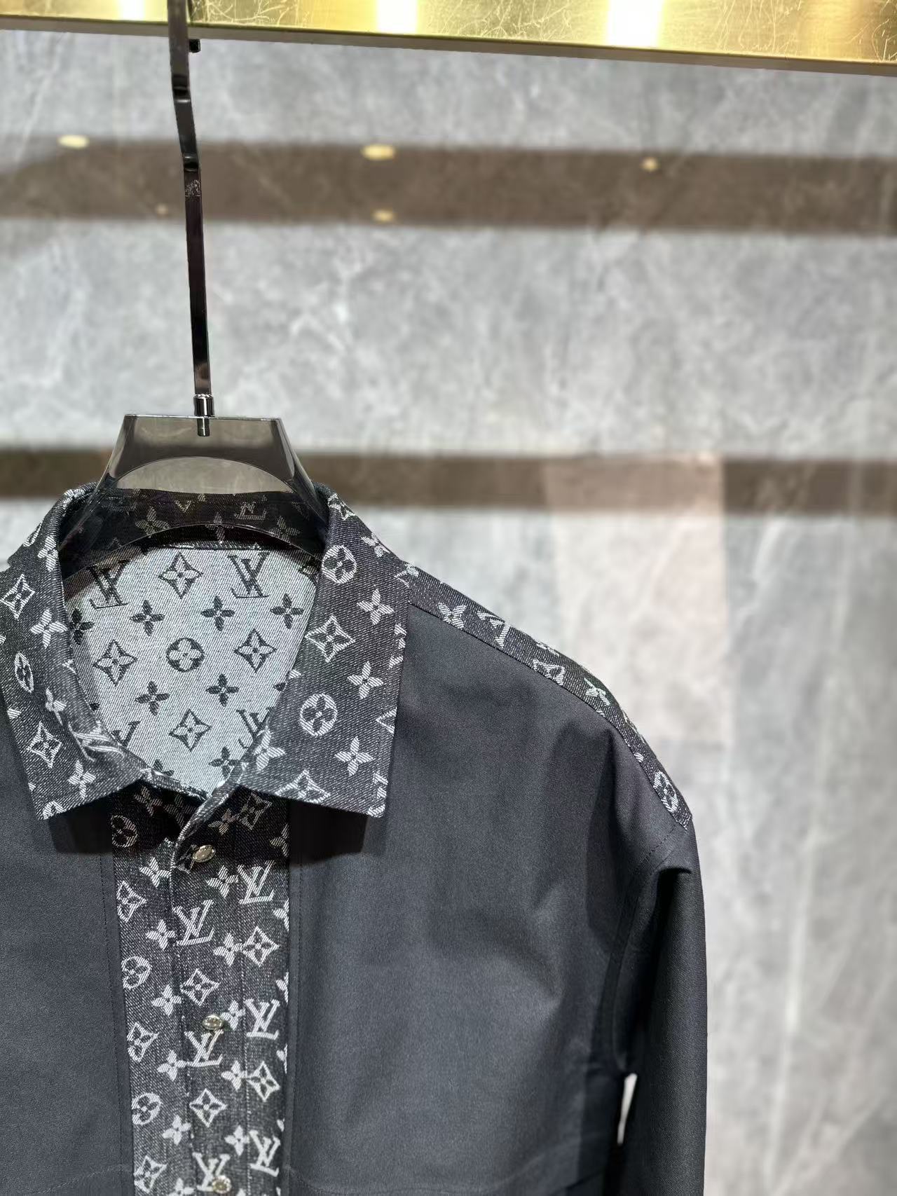 LU Man Jacket Windbreak Hoodie Monogram
