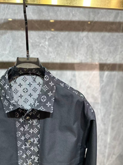 LU Man Jacket Windbreak Hoodie Monogram