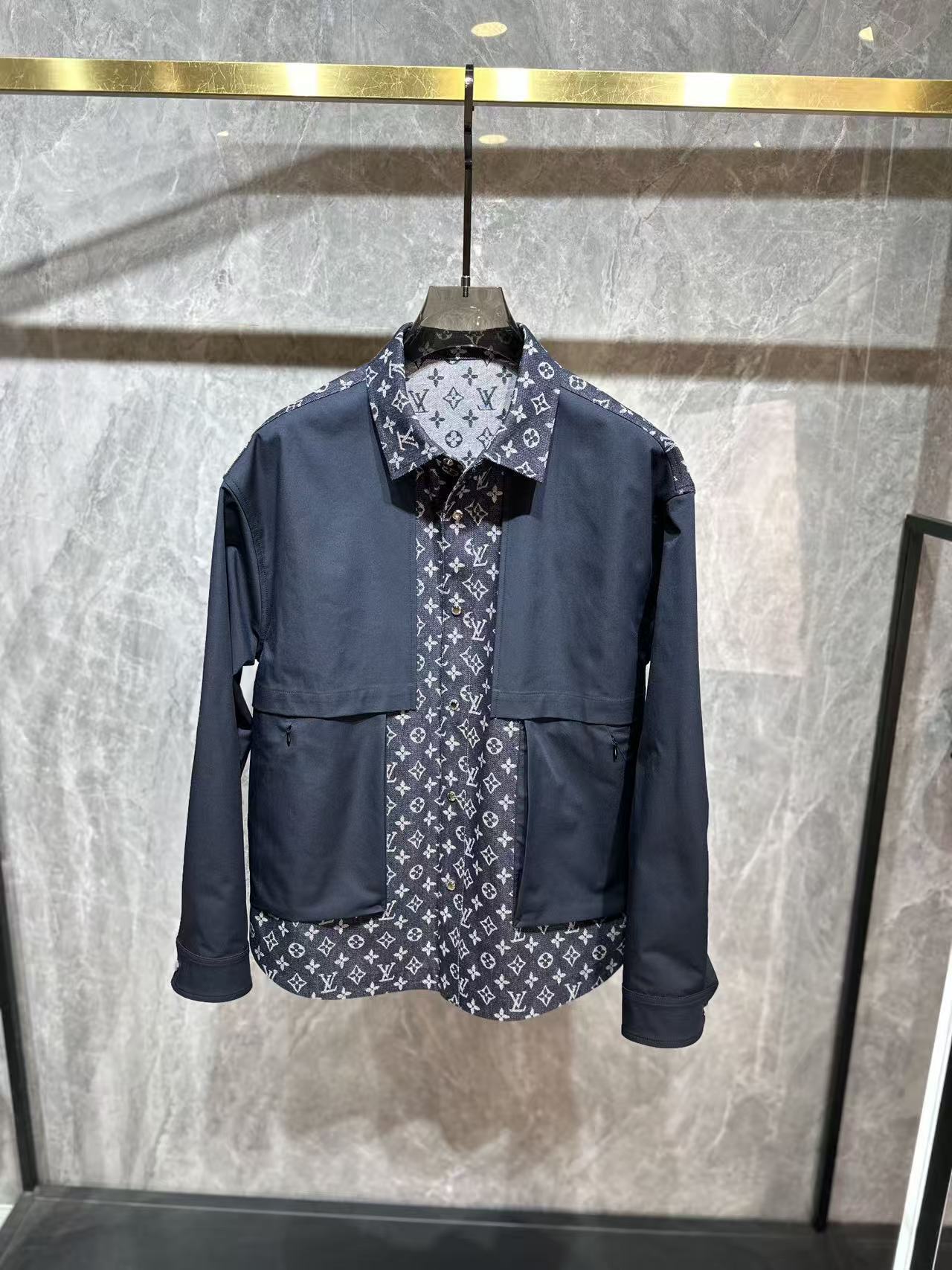 LU Man Jacket Windbreak Hoodie Monogram