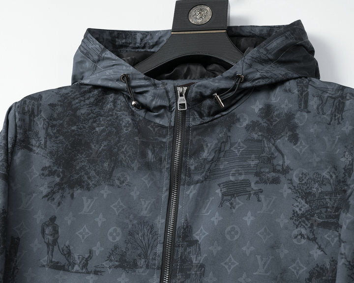 LU Man Jacket Windbreak Hoodie 3 Color's